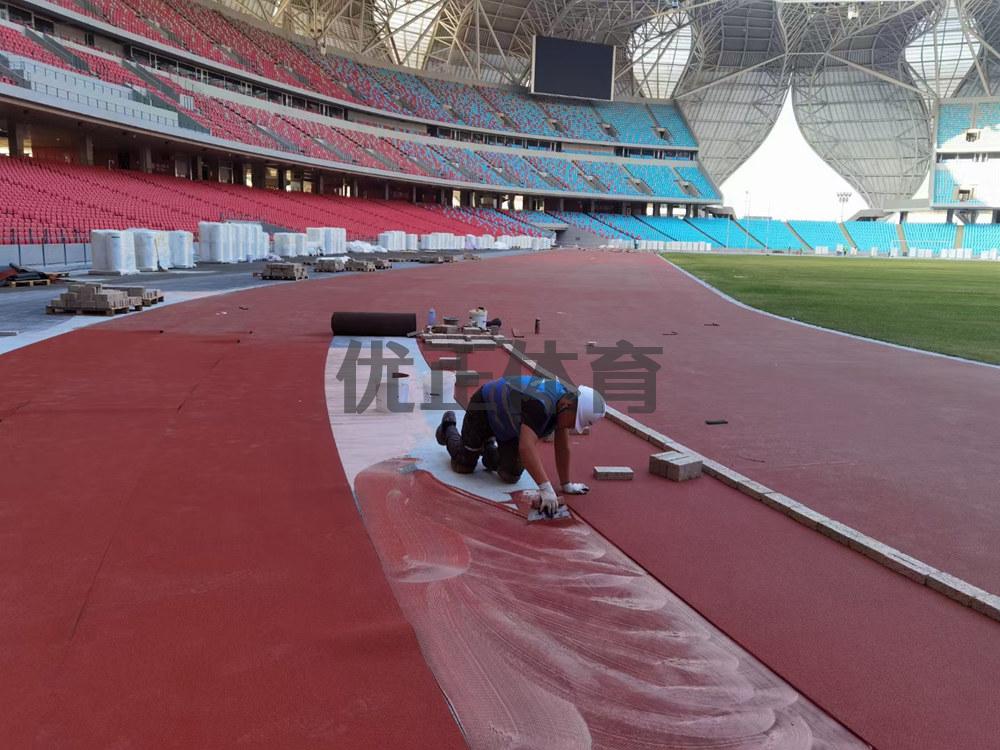 无锡预制型橡胶跑道每平方米的价格